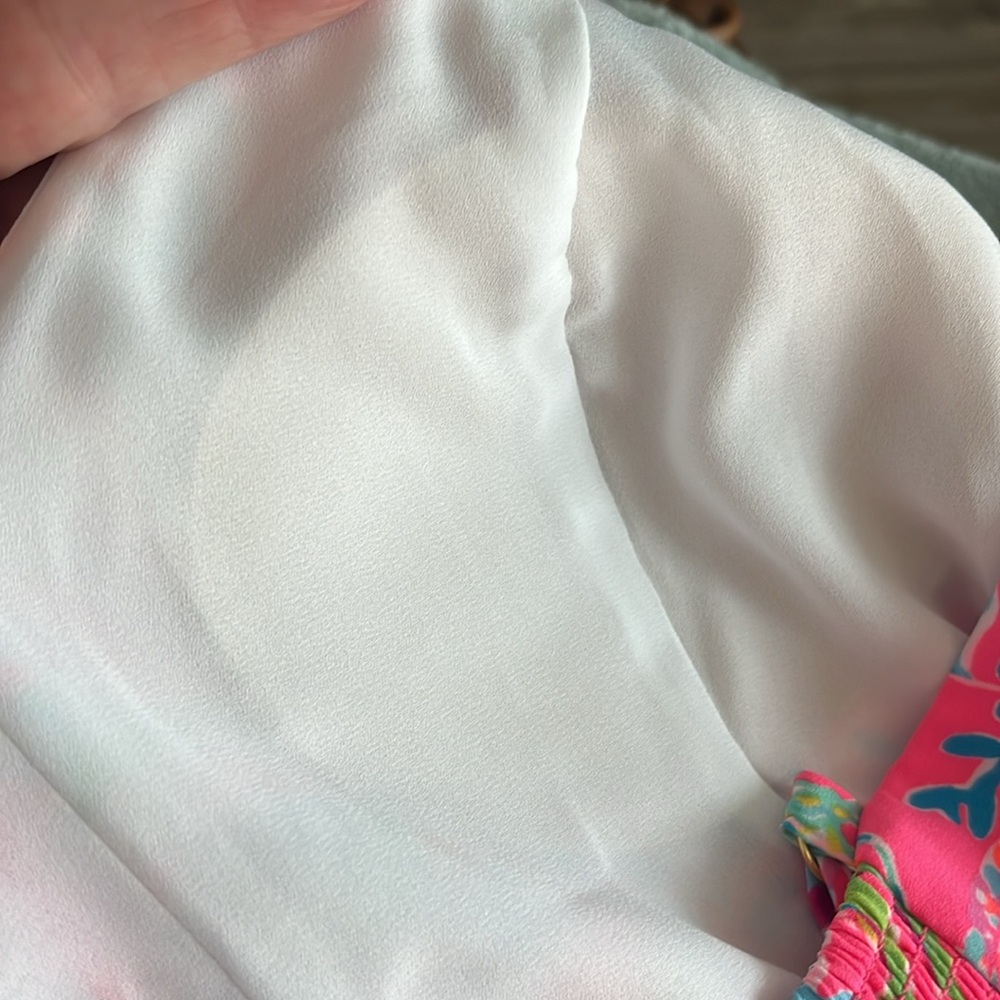 Lilly Pulitzer Scarlet Stretch Faux Wrap Dress in Pink Isle Shell Me 🐚 💗 - Picture 7 of 8